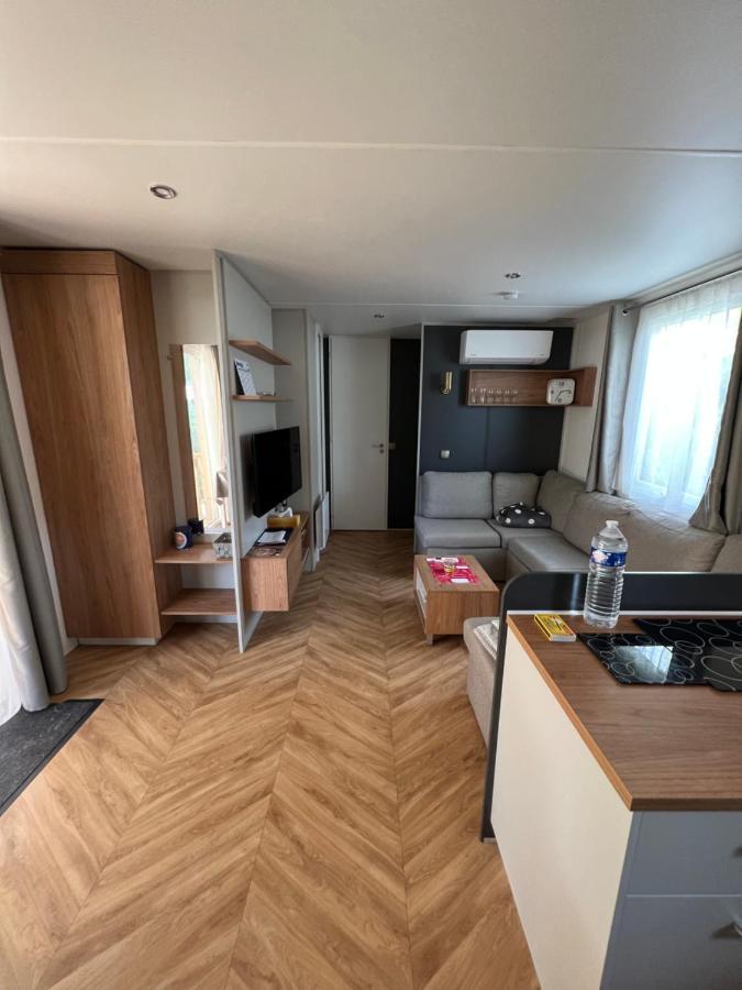 Camping Del Mar 10, Mobil Home Petit Paradis, 6 Personnes, Bord De Mer, Camping Del Mar Village Аржеле-сюр-Мер Екстериор снимка
