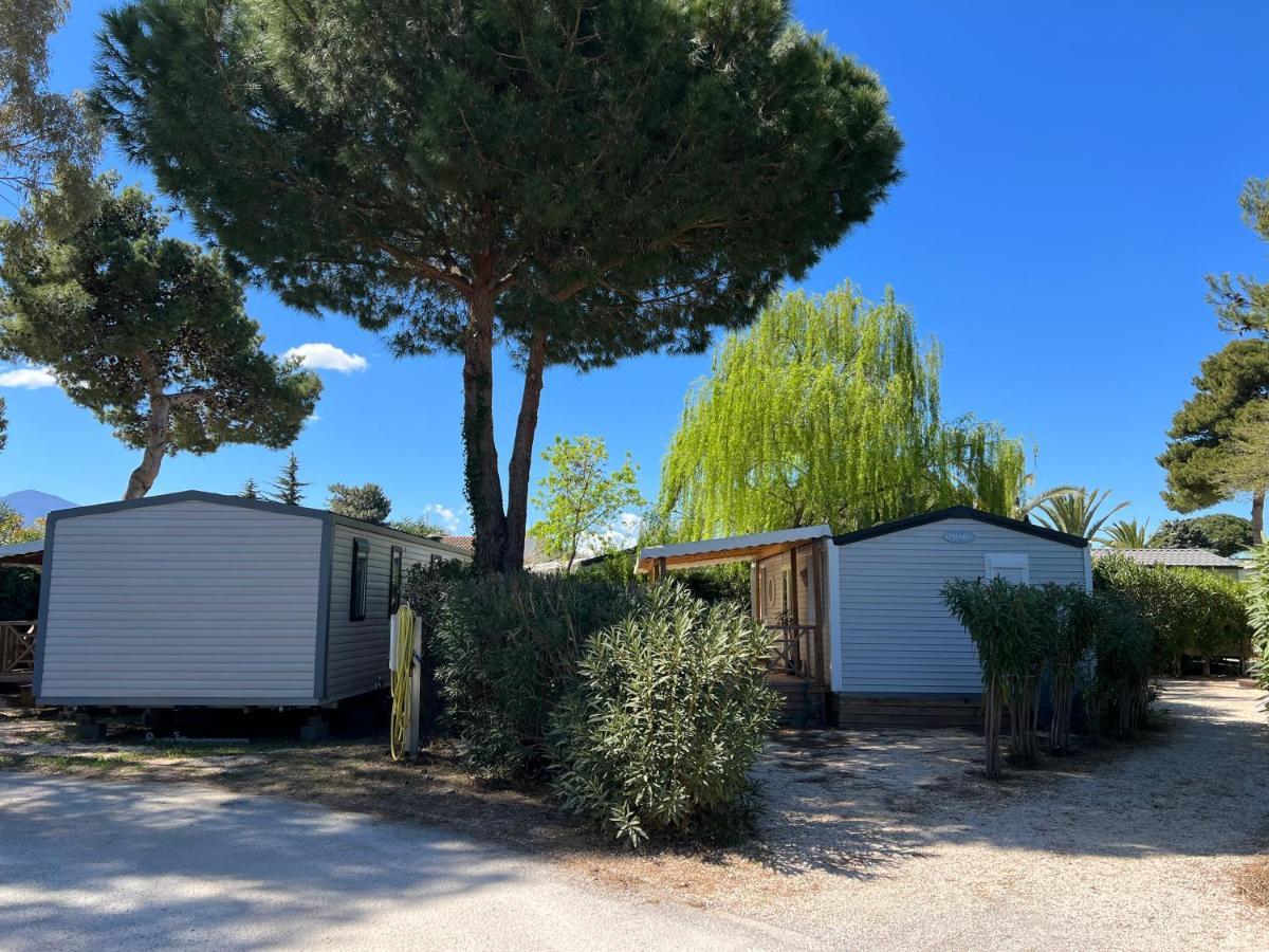 Camping Del Mar 10, Mobil Home Petit Paradis, 6 Personnes, Bord De Mer, Camping Del Mar Village Аржеле-сюр-Мер Екстериор снимка