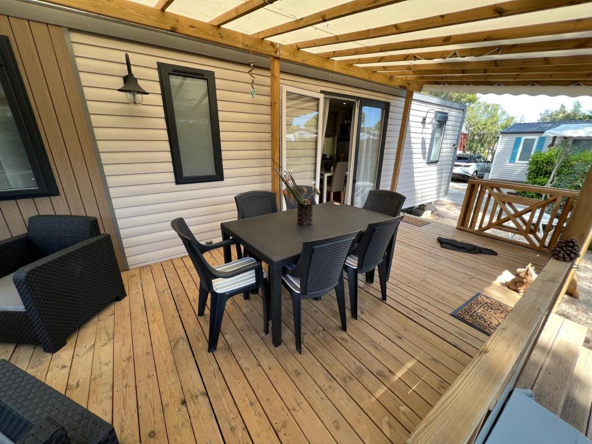 Camping Del Mar 10, Mobil Home Petit Paradis, 6 Personnes, Bord De Mer, Camping Del Mar Village Аржеле-сюр-Мер Екстериор снимка