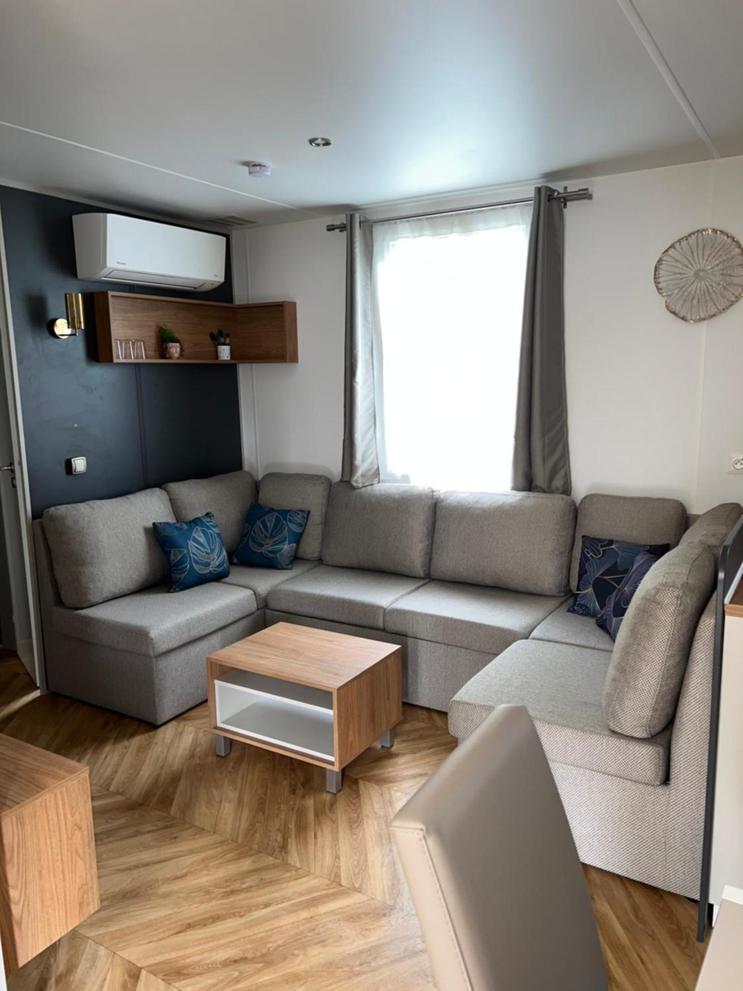 Camping Del Mar 10, Mobil Home Petit Paradis, 6 Personnes, Bord De Mer, Camping Del Mar Village Аржеле-сюр-Мер Екстериор снимка