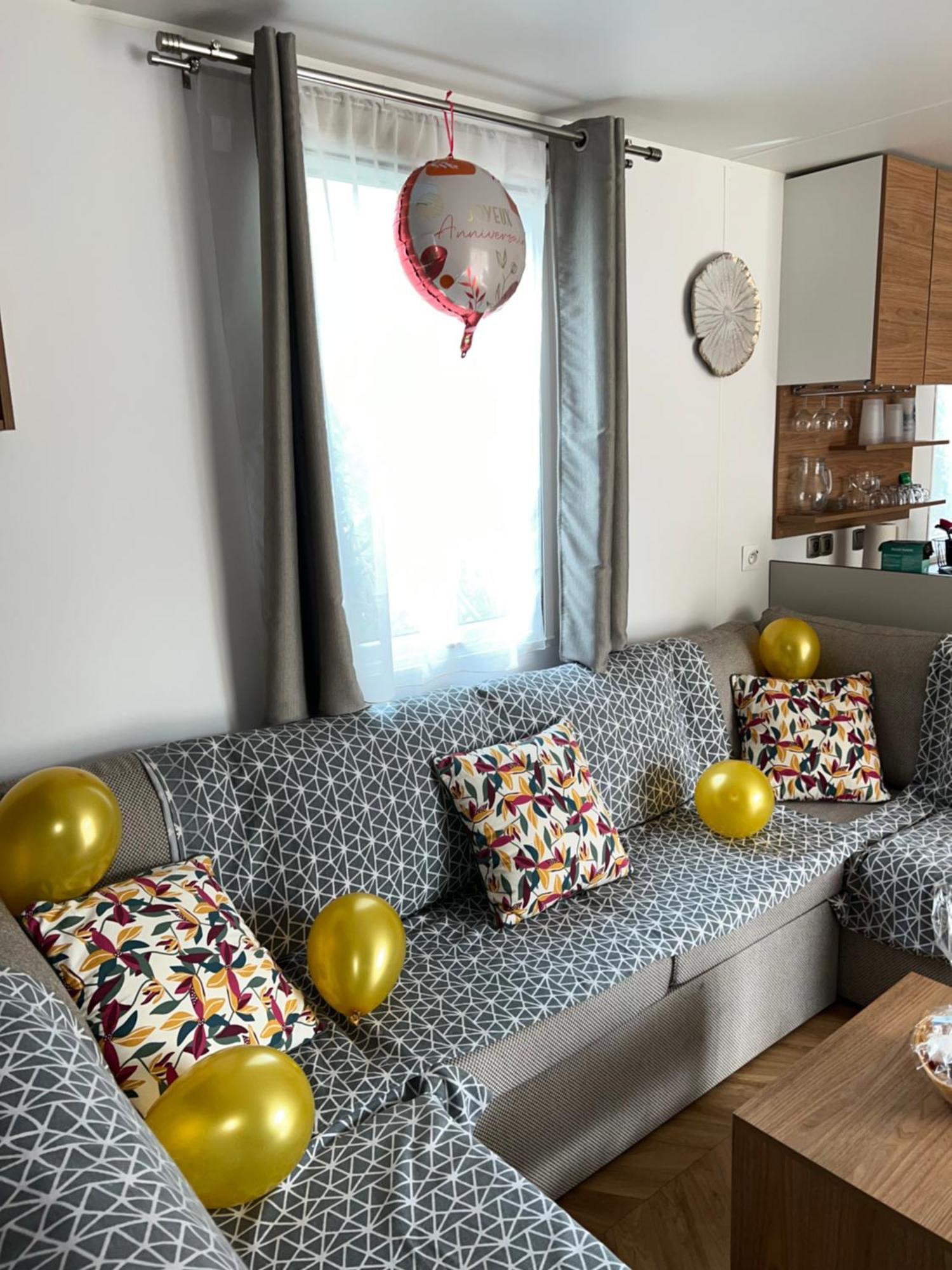 Camping Del Mar 10, Mobil Home Petit Paradis, 6 Personnes, Bord De Mer, Camping Del Mar Village Аржеле-сюр-Мер Екстериор снимка